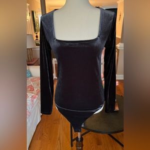Slate gray bodysuit NWOT